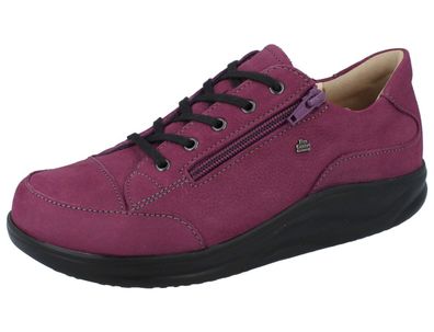 FINN Comfort Finnamic Hachiouji Damen Halbschuhe Schnürschuh lila plum Tangobuk