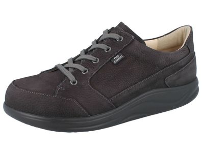 FINN Comfort Finnamic Huaraz Herren Schnürhalbschuhe grau schiefer NubukRona