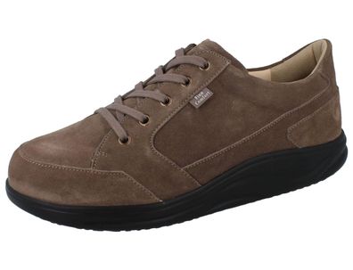 FINN Comfort Finnamic Huaraz Herren Schnürhalbschuhe braun oxide Velour