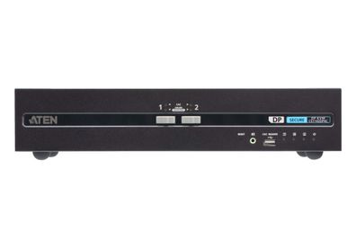 ATEN CS1142DP4C 2-Port KVM Secure Switch mit USB 4K DisplayPort Dual-Display (PS