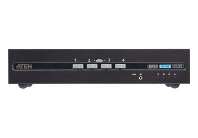 ATEN CS1144D4 4-Port KVM Secure Switch mit USB 4K DVI Dual-Display (PSD PP v4.0