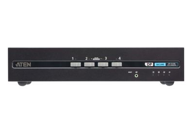 ATEN CS1144DP4 4-Port KVM Secure Switch mit USB 4K DisplayPort Dual-Display (PSD