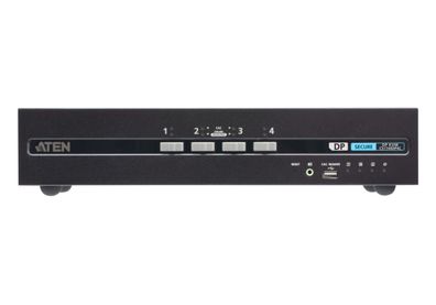 ATEN CS1144DP4C 4-Port KVM Secure Switch mit USB 4K DisplayPort Dual-Display (PS