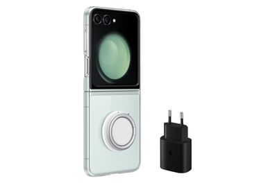Samsung Starter Pack für Galaxy Flip5, Transparent
