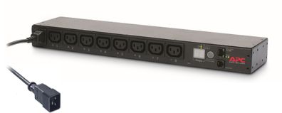 APC - RACK PDU, geschaltet, 1U, 16A, 208/230V, (8)C13