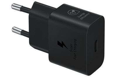 Samsung Schnellladegerät T2510 USB-C 25W ohne Datenkabel Black