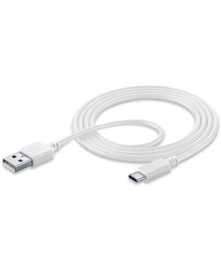 Cellularline Power Data Cable 1,2 m USB-A/ Typ-C White