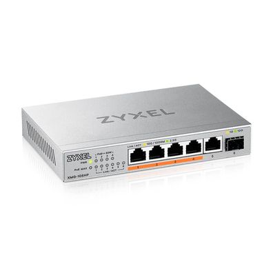 ZyXEL XMG-105 5 Port 10/2,5G MultiGig PoE++ Switch unmanaged