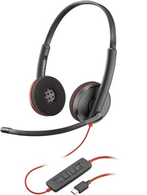 Poly Headset Blackwire C3220 Stereo USB-C/A