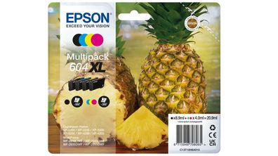 Epson Tintenpatrone 604 XL Multipack BK/C/M/Y