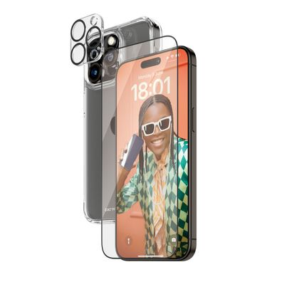 PanzerGlass 3-in-1 Pack iPhone 15 Pro Max
