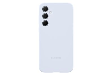 Samsung Silicone Case für Galaxy A35, Light Blue