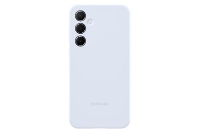 Samsung Silicone Case für Galaxy A55, Light Blue