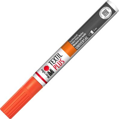 Marabu Textil Plus Painter Stift Stoffmalen 3mm Orange 013