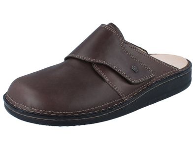 FINN Comfort Amalfi Herren Clogs braun onion Towns Glattleder