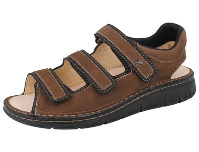 FINN Comfort Casablanca Herren Sandale braun chestnut/ schwarz Oilbuk Buggy