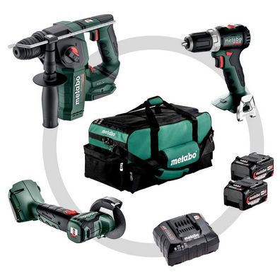 Metabo Combo Set 3.1.1 18 V BS 18 LBL CC 18 LTX BL BH 18 LTX BL 16 2x4 Ah ASC 55