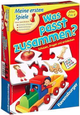 Ravensburger 21402 Was passt zusammen? Puzzelspiel Familienspiel Lernspiel