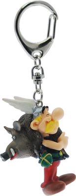 Asterix mit Wildschwein Schlüsselanhänger Keychain