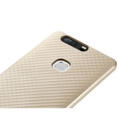 Huawei / Honor Faceplate 3D Textur für V8 gold