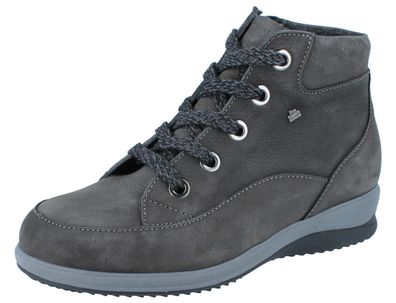 FINN Comfort Parsenn Damen Stiefel Winter grau grey Alce Nubukleder
