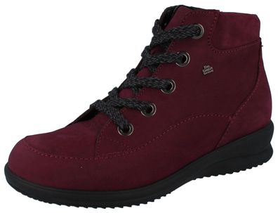 FINN Comfort Parsenn Damen Stiefel Winter rot redwine Patagonia Nubukleder