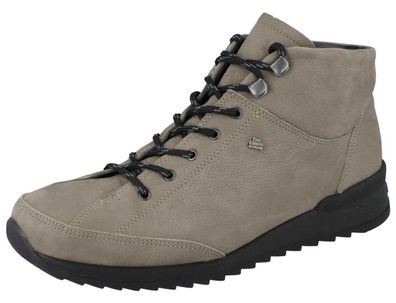 FINN Comfort Merano Stiefel Damen grau grey Bearreno Nubukleder Lammfellfutter