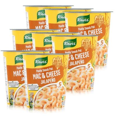 Knorr Taste the World Pasta Snack Mac & Cheese Jalapeño leckere kleine Mahlzeit ferti