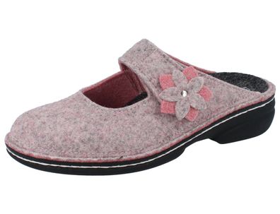 FINN Comfort Arlberg Damen Clogs rosa rose DoubleFilz