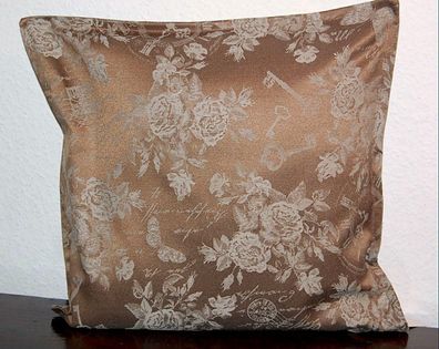 Kissenhülle 50x50 Hossner Bradford Romantik Rosen Kissenbezug Dekokissen Kissen Sofa