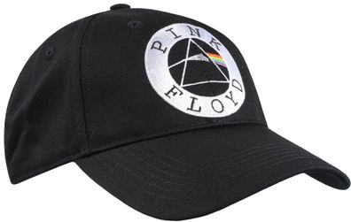 Pink Floyd Offizielle Schwarze Cap mit Circle Logo - Rockoff Merchandise Kappen, Hüte