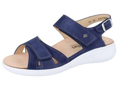 FINN Comfort Nadi Damen Sandale blau royal Nabuk