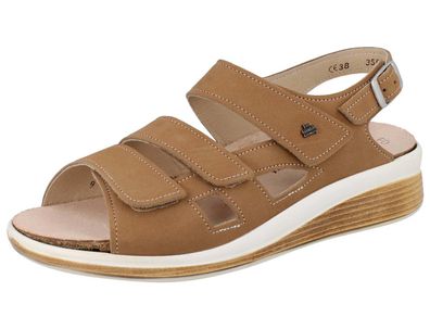 FINN Comfort FINNCO Pinto Damen Sandale braun tan Nubukleder