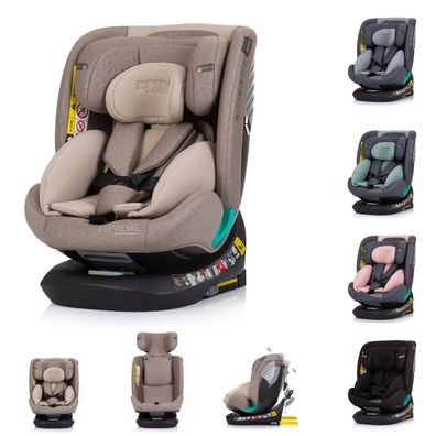 Chipolino i-Size Kindersitz Supreme (40-150 cm) verstellbar 360° drehbar Isofix