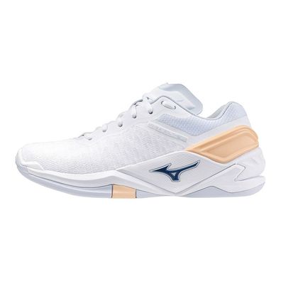 MIZUNO Wave Stealth Neo Indoorschuhe Handball Damen weiss