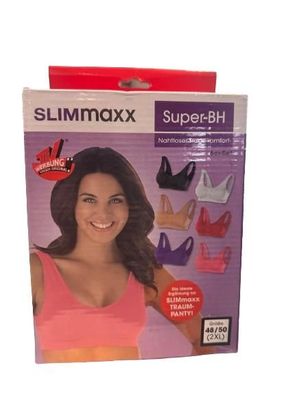 Slimmaxx Super-BH 6er-Set 48/50 (2XL)