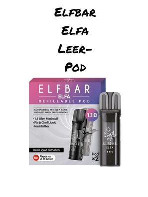 Elfbar Elfa Leer-Pod Pod to Go Leerpod 2ml 5x Packungen