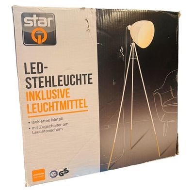 StarQ LED-Stehleuchte inklusive Leuchtmittel - Weiß
