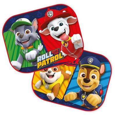 PAW PATROL Boys POWER Auto Sonnenschutz, Schattenspender, 2 Stück