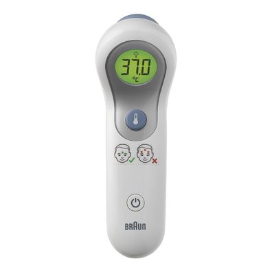 Braun BNT300WE, Fernabtastthermometer, Weiß, Stirn, Tasten, °C, Körpertemperatur