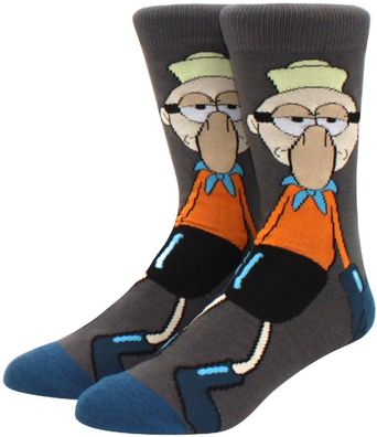 Barnacle Boy Cartoon Socken in 3/4-Länge - SpongeBob Lustige Motivsocken