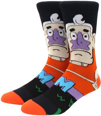 Mermaid Man Meerjungfraumann Socken in 3/4-Länge - SpongeBob Lustige Motivsocken