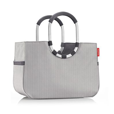 reisenthel loopshopper L OR, herringbone grey, Unisex