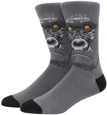 King Kong Lustige Socken in 3/4-Länge - Movie Cartoon Motivsocken