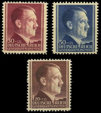 Generalgouvernement 1942 Nr 89-91 ungebraucht X7A0F2E