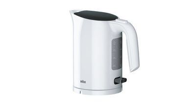 Braun 0X21010012, 1 l, 2200 W, Weiß, Wasserstandsanzeige, Filterung