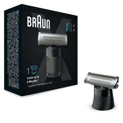 Braun XT10, Scherkopf, 1 Kopf/ Köpfe, Schwarz, China, Braun, Braun Series X