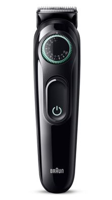 Braun BeardTrimmer 3 BT3421, Waschbar, Akku, Schwarz