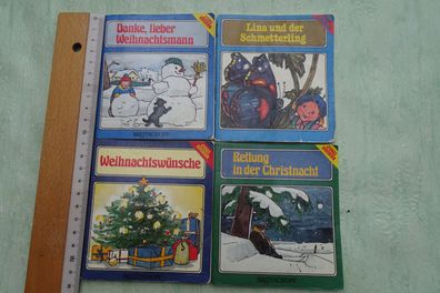 Jussi Bilderbücher Breitschopf 1986 Rettung in der Christnacht Weihnachtswünsche Lina