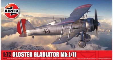 Airfix Gloster Gladiator Mk. I/ II in 1:72 1652052 Airfix A02052B Bausatz